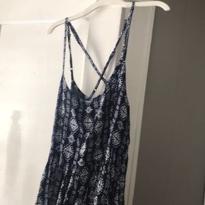 Dark blue dress!